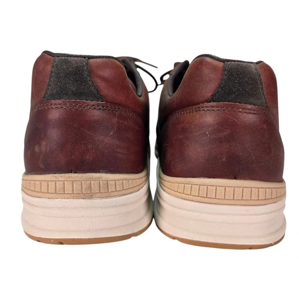 SAS CAMINO BRIAR SIZE‎ 11.5 W Men's Tennis Shoes Leather Lace Up Brown Sneakers